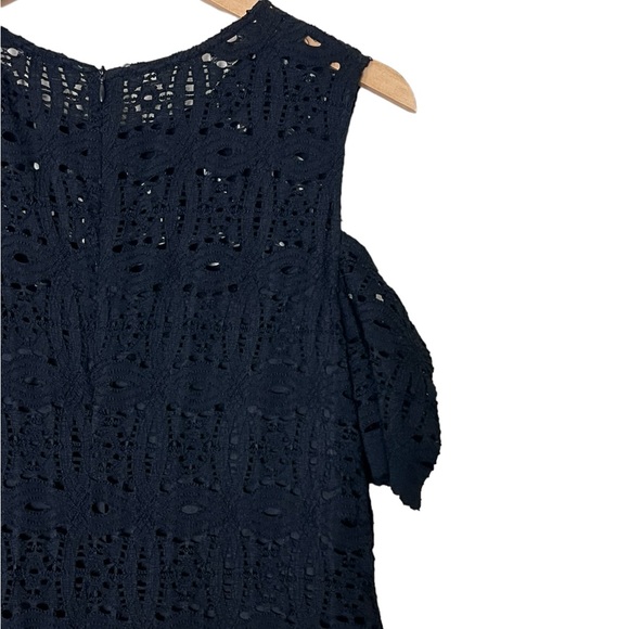 Ronni Nicole | Black cocktail lace off the shoulder dress size 10 - Picture 7 of 10